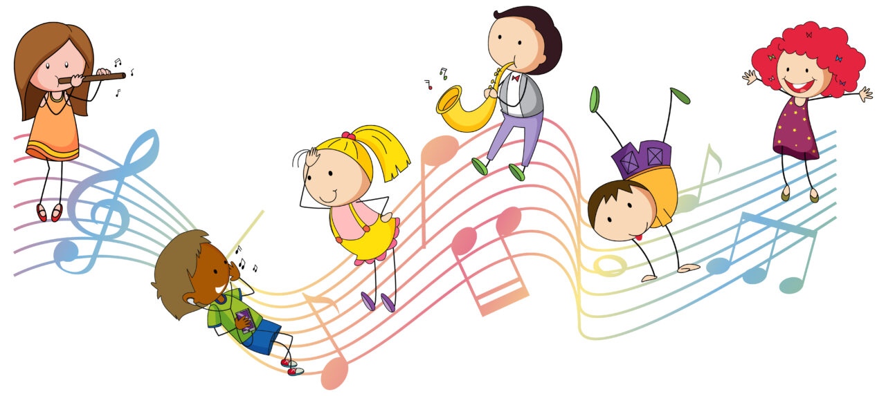 Illustration des Lutins musiciens